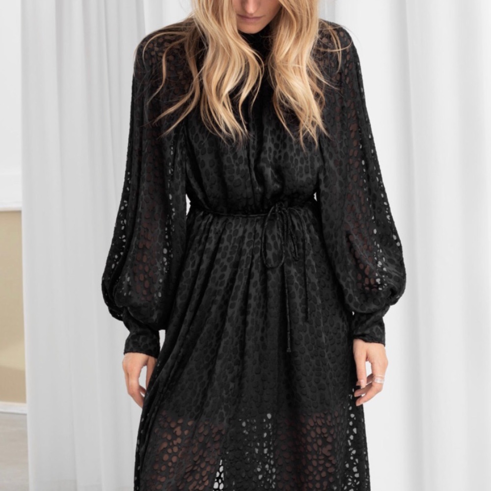 Silk Blend Maxi Leopard Dress